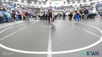 46 lbs Quarterfinal - Koen Goodin, Cowboy Wrestling Club vs Jameson McGuire, Watonga Youth Wrestling