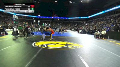 120 lbs Round Of 16 - Anthony Castillo, Central (CS) vs Christian Perez, Del Oro (SJ)