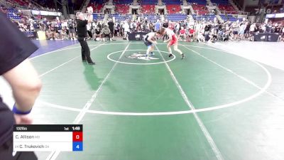 132 lbs Rnd Of 128 - Connor Allison, MD vs Carter Trukovich, OH