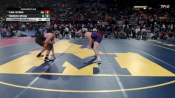 4A 157 lbs Champ. Round 1 - Cael Myers, Fruitland vs Derrick Bevan, Snake River