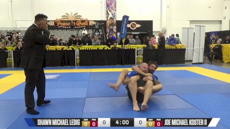 Joe Michael Koster II vs Shawn Michael Ledig 2024 World IBJJF Jiu-Jitsu No-Gi Championship