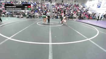 Girls 170 lbs Cons. Semi - Jacqueline Bautista, Monterey Girls vs Juliana Deak, Christopher Girls