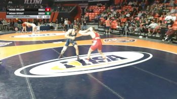 1A 190 lbs Quarterfinal - Noah Stout, Morrison vs Ross Miller, Vandalia