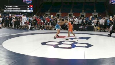 120 lbs Cons. Sub-quarters - Rodolfo Rojas, Oklahoma vs Landon Thoennes, Minnesota