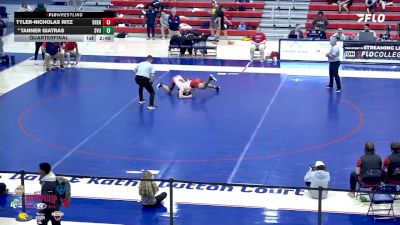 174 lbs Quarterfinal - Tyler-Nicholas Ritz, Shenandoah University vs Tanner Giatras, Southern Virginia