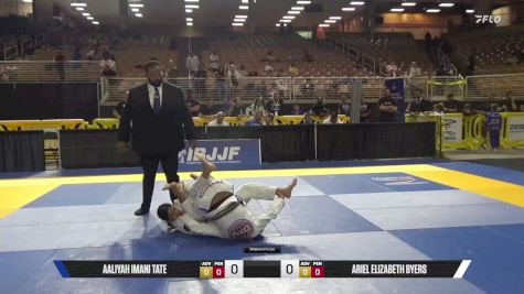 Aaliyah Imani Tate vs Ariel Elizabeth Byers 2025 Pan Kids Jiu-Jitsu IBJJF Championship