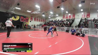 145 lbs Cons. Round 6 - Jaylean Alfaro, Sunnyside vs Heaven Wolf, Cajon