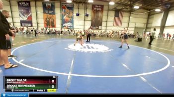 96 lbs Rd# 1 9:00am Friday - Brooks Burmeister, PA Gold vs Brody Taylor, Maryland BLACK
