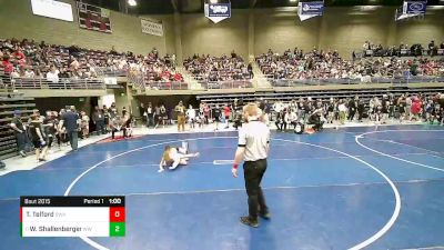 93 lbs Champ. Round 2 - William Shallenberger, Wasatch Wrestling Club vs Tanner Telford, Sanderson Wrestling Academy