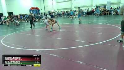 106 lbs Placement (16 Team) - Gabriel Brough, Foxfire Wrestling Club vs Eli Gabrielson, Team Diamond Fish Pink