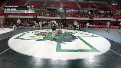 106 lbs Round 3 - 2nd Wrestleback And Semi-finals(16 Team) - Declan Mohler, Austin Vandegrift vs Chase Nickel, Southlake Carroll