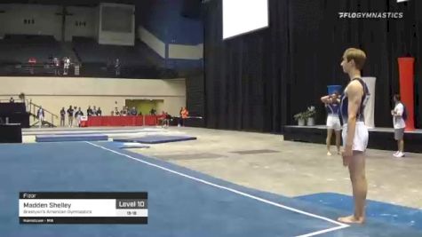 Madden Shelley - Floor, Brestyan's American Gymnastics - 2021 USA Gymnastics Development Program National Championships