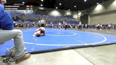 85-100 lbs Rr Rnd 1 - Coleman Morgan, NORTH DESOTO WRESTLING ACADEMY vs Conner Gandee, NORTH DESOTO WRESTLING ACADEMY
