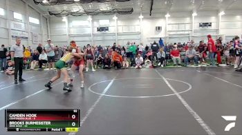 92 lbs Round 3 (8 Team) - Brooks Burmesister, Ohio Gold vs Camden Hook, Contenders Blue