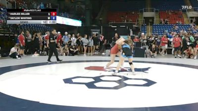 115 lbs Semis - Harlee Hiller, IL vs Taylor Whiting, WI