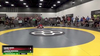 70 lbs Quarterfinals (8 Team) - Chase Warm, Rebellion vs Landon Edwards, Team Missouri