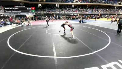 5A 120 lbs Quarterfinal - Olivia Ontiveros, El Paso Bel Air vs Akeelah Moore, Melissa