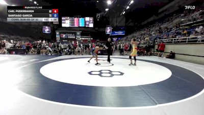 132 lbs Cons. Sub-rd Of 32 - Cael Puderbaugh, KS vs Santiago Garcia, TX
