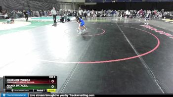 67 lbs 1st Place Match - Journiee Zuniga, Toppenish USA Wrestling Club vs Anaya Patacsil, NWWC