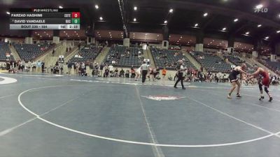 184 lbs Champ. Round 2 - Farzad Hashimi, Cumberland (Tenn.) vs David VanDaele, Rochester University
