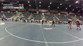 184 lbs Champ. Round 2 - Farzad Hashimi, Cumberland (Tenn.) vs David VanDaele, Rochester University
