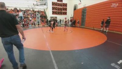 120 lbs Round 2 - Braydin Haines, Riverton Middle School vs Kye Carter, Powell Middle School