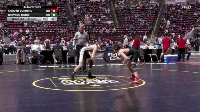 127 lbs Consi 3 - Kamdyn Borrero, Cathedral Prep vs Greyson Music, Bishop McDevitt