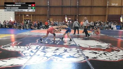 125 lbs Quarterfinal - Tomas Melendez, Legacy Dragons vs Nico Cassano, Btwc