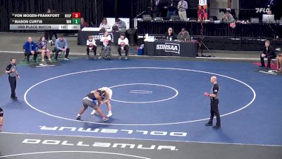 3rd Place Match - Von Mogen-Frankfort, Hot Springs vs Mason Curtis, Winner