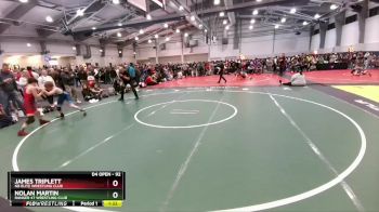 92 lbs Quarterfinal - Nolan Martin, Ranger 47 Wrestling Club vs James Triplett, NB Elite Wrestling Club