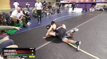 157 lbs Placement Matches (16 Team) - Alex Ramirez, Grand View (Iowa) vs Fabian Padilla, Life University