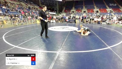 130 lbs Rnd Of 32 - Vanessa Aguirre, AZ vs Hayli Fletcher, WI