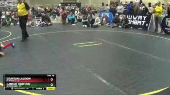 46 lbs Round 3 (4 Team) - Carson Redford, Cardiac Kids vs Grayson LaGrow, MI Pitbulls