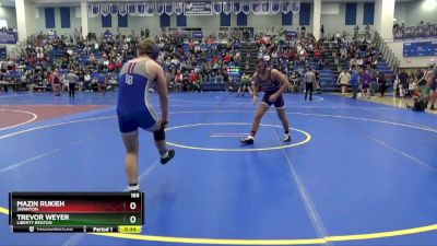 165 lbs Cons. Round 6 - Trevor Weyer, Liberty Benton vs Mazin Rukieh, Swanton