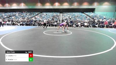 141 lbs Semifinal - Johnny Lopez, San Francisco vs Cesar Avelar, Clackamas