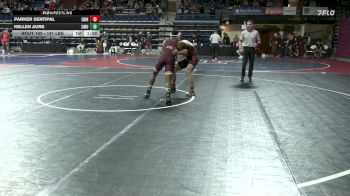 141 lbs Consi Of 8 #1 - Parker Sentipal, Edinboro vs Kellen Aure, Central Michigan