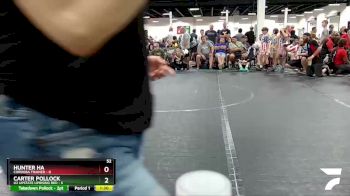 52 lbs Round 5 (8 Team) - Carter Pollock, U2 Upstate Uprising Red vs Hunter Ha, Cordoba Trained