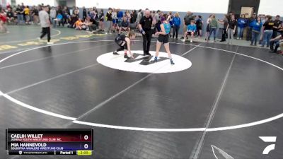 112 lbs Rr1 - Mia Hannevold, Soldotna Whalers Wrestling Club vs Caelih Willet, Juneau Youth Wrestling Club Inc.