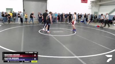 170 lbs Rr1 - Easton Berger, Juneau Youth Wrestling Club Inc. vs Brayden Woods, Anchor Kings Wrestling Club