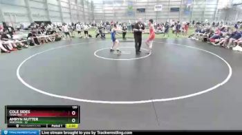 120 lbs 2nd Wrestleback (8 Team) - Cole Sides, Texas Red vs Amryn Nutter, Wisconsin