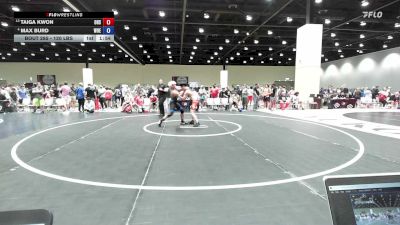 120 lbs Champ. Rd Of 16 - Taiga Kwon, Ozark High School vs Max Burd, Western Okie Elite
