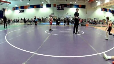 77 lbs Round 2 - Wyatt Kelley, NOVA Wrestling Club vs Carter Krisher, Powhatan Youth Wrestling Club