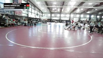 132 lbs Round 5 (8 Team) - Thomas Johnson (SH), Bear River B vs Daitan Barney, South Sevier