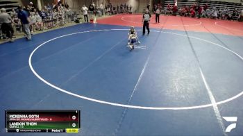 45 lbs Quarterfinals (8 Team) - McKenna Goth, STMA (St. Michael/Albertville) vs Landon Thom, Sartell