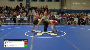 182 lbs Quarterfinal - Spencer Fetrow, Holliston vs Simon Flaherty, Amity