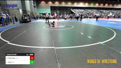 49 lbs Consi Of 8 #2 - Jeremiah Morales, Toppenish USA vs Landyn Ruiz, Red Wave Wrestling