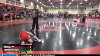 80 lbs Semifinal - Garrett Williams, Summit Wrestling Academy vs Vernon Karl, Crass Trained