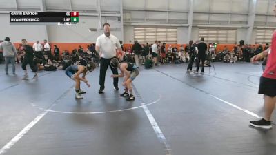 72 lbs Round 5 (6 Team) - Gavin Saxton, Ohio Gold vs Ryan Federico, Lake WC