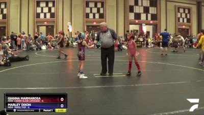 58 lbs Round 4 (6 Team) - Marley Dixon, MGW- Swirly Pop vs Gianna Marmarosa, MGW- Cherry Blade Lemonade