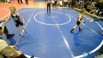 46 lbs Consi Of 16 #2 - Caid Wright, Caney Valley Wrestling vs Talon Hasty, Berryhill Wrestling Club
